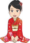 Girl in Kimono